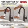 imageDelta Faucet Essa Touchless Bar Faucet with Touch Technology Gold Pull Down Prep Sink Faucet Champagne Bronze 9913TLCZDSTVenetian Bronze