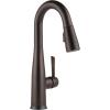 imageDelta Faucet Essa Touchless Bar Faucet with Touch Technology Gold Pull Down Prep Sink Faucet Champagne Bronze 9913TLCZDSTVenetian Bronze