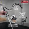 imageTouch2O Technology Kitchen Faucet with Touchless TechnologyArctic Stainless