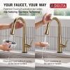 imageTouch2O Technology Kitchen Faucet with Touchless TechnologyChampagne Bronze
