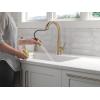 imageTouch2O Technology Kitchen Faucet with Touchless TechnologyLumicoat Champagne Bronze