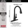 imageTouch2O Technology Kitchen Faucet with Touchless TechnologyMatte Black