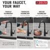imageTouch2O Technology Kitchen Faucet with Touchless TechnologyMatte Black