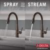 imageTouch2O Technology Kitchen Faucet with Touchless TechnologyVenetian Bronze
