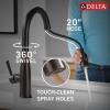 imageTouch2O Technology Kitchen Faucet with Touchless TechnologyVenetian Bronze