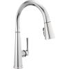 imageDelta Faucet Emmeline Touchless Kitchen Faucet with Touch Technology Black Kitchen Sink Faucet with Pull Down Sprayer Matte Black 9182TLBLDSTLumicoat Chrome