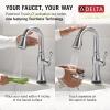 imageDelta Faucet Cassidy Touchless Bar Faucet with Touch Technology Gold Pull Down Prep Sink Faucet Lumicoat Champagne Bronze 9997TLCZPRDSTLumicoat Arctic Stainless