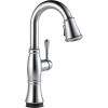 imageDelta Faucet Cassidy Touchless Bar Faucet with Touch Technology Gold Pull Down Prep Sink Faucet Lumicoat Champagne Bronze 9997TLCZPRDSTLumicoat Arctic Stainless
