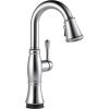 imageDelta Faucet Cassidy Touchless Bar Faucet with Touch Technology Gold Pull Down Prep Sink Faucet Lumicoat Champagne Bronze 9997TLCZPRDSTLumicoat Arctic Stainless