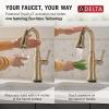 imageDelta Faucet Cassidy Touchless Bar Faucet with Touch Technology Gold Pull Down Prep Sink Faucet Lumicoat Champagne Bronze 9997TLCZPRDSTLumicoat Champagne Bronze