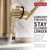 imageDelta Faucet Emmeline Touchless Bar Faucet with Touch Technology Black Pull Down Prep Sink Faucet Matte Black 9982TLBLDSTLumicoat Chrome