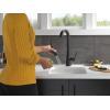 imageDelta Faucet Monrovia Touchless Bar Faucet with Touch Technology Black Pull Down Prep Sink Faucet Matte Black 9991TLBLDSTMatte Black