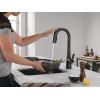 imageDelta Faucet Monrovia Touchless Bar Faucet with Touch Technology Black Pull Down Prep Sink Faucet Matte Black 9991TLBLDSTMatte Black