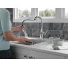 imageDelta Faucet Stryke Touchless Bar Faucet with Touch Technology Brushed Nickel Pull Down Prep Sink Faucet Lumicoat Arctic Stainless 9976TLARPRDSTLumicoat Chrome