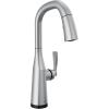 imageDelta Faucet Stryke Touchless Bar Faucet with Touch Technology Brushed Nickel Pull Down Prep Sink Faucet Lumicoat Arctic Stainless 9976TLARPRDSTLumicoat Arctic Stainless