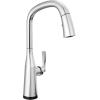 imageDelta Faucet Stryke Touchless Kitchen Faucet with Touch Technology Brushed Nickel Kitchen Sink Faucet with Pull Down Sprayer Lumicoat Arctic Stainless 9176TLARPRDSTLumicoat Chrome