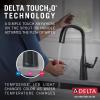 imageDelta Faucet Stryke Touchless Kitchen Faucet with Touch Technology Brushed Nickel Kitchen Sink Faucet with Pull Down Sprayer Lumicoat Arctic Stainless 9176TLARPRDSTMatte Black