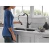 imageDelta Faucet Stryke Touchless Kitchen Faucet with Touch Technology Brushed Nickel Kitchen Sink Faucet with Pull Down Sprayer Lumicoat Arctic Stainless 9176TLARPRDSTMatte Black