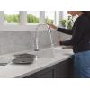 imageDelta Faucet Stryke Touchless Kitchen Faucet with Touch Technology Brushed Nickel Kitchen Sink Faucet with Pull Down Sprayer Lumicoat Arctic Stainless 9176TLARPRDSTLumicoat Chrome