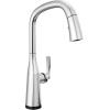 imageDelta Faucet Stryke Touchless Kitchen Faucet with Touch Technology Brushed Nickel Kitchen Sink Faucet with Pull Down Sprayer Lumicoat Arctic Stainless 9176TLARPRDSTLumicoat Chrome