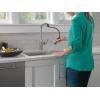 imageDelta Faucet Stryke Touchless Kitchen Faucet with Touch Technology Brushed Nickel Kitchen Sink Faucet with Pull Down Sprayer Lumicoat Arctic Stainless 9176TLARPRDSTLumicoat Arctic Stainless