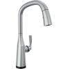 imageDelta Faucet Stryke Touchless Kitchen Faucet with Touch Technology Brushed Nickel Kitchen Sink Faucet with Pull Down Sprayer Lumicoat Arctic Stainless 9176TLARPRDSTLumicoat Arctic Stainless