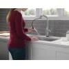 imageDelta Faucet Stryke Touchless Kitchen Faucet with Touch Technology Brushed Nickel Kitchen Sink Faucet with Pull Down Sprayer Lumicoat Arctic Stainless 9176TLARPRDSTLumicoat Arctic Stainless