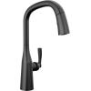 imageDelta Faucet Stryke Touchless Kitchen Faucet with Touch Technology Brushed Nickel Kitchen Sink Faucet with Pull Down Sprayer Lumicoat Arctic Stainless 9176TLARPRDSTMatte Black