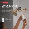imageDelta Faucet 5Setting H2Okinetic Shower Head Black Stainless with Clarifi Premium Shower Filter Attachment with FilterChampagne Bronze