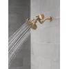 imageDelta Faucet 5Setting H2Okinetic Shower Head Black Stainless with Clarifi Premium Shower Filter Attachment with FilterChampagne Bronze
