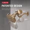 imageDelta Faucet 5Setting H2Okinetic Shower Head Black Stainless with Clarifi Premium Shower Filter Attachment with FilterChampagne Bronze