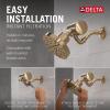imageDelta Faucet 5Setting H2Okinetic Shower Head Black Stainless with Clarifi Premium Shower Filter Attachment with FilterChampagne Bronze
