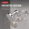 imageDelta Faucet 5Setting H2Okinetic Shower Head Black Stainless with Clarifi Premium Shower Filter Attachment with FilterChrome