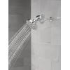 imageDelta Faucet 5Setting H2Okinetic Shower Head Black Stainless with Clarifi Premium Shower Filter Attachment with FilterChrome