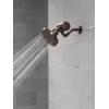imageDelta Faucet 5Setting H2Okinetic Shower Head Black Stainless with Clarifi Premium Shower Filter Attachment with FilterMatte Black