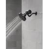 imageDelta Faucet 5Setting H2Okinetic Shower Head Black Stainless with Clarifi Premium Shower Filter Attachment with FilterMatte Black