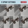 imageDelta Faucet 5Setting H2Okinetic Shower Head Black Stainless with Clarifi Premium Shower Filter Attachment with FilterVenetian Bronze
