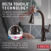 imageDelta Faucet Cassidy Touchless Kitchen Faucet with Touch Technology Brushed Nickel Kitchen Sink Faucet with Pull Down Sprayer Lumicoat Arctic Stainless 9197TLARPRDSTVenetian Bronze