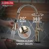 imageDelta Faucet Cassidy Touchless Kitchen Faucet with Touch Technology Brushed Nickel Kitchen Sink Faucet with Pull Down Sprayer Lumicoat Arctic Stainless 9197TLARPRDSTLumicoat Polished Nickel
