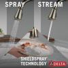 imageDelta Faucet Cassidy Touchless Kitchen Faucet with Touch Technology Brushed Nickel Kitchen Sink Faucet with Pull Down Sprayer Lumicoat Arctic Stainless 9197TLARPRDSTLumicoat Polished Nickel