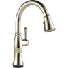 imageDelta Faucet Cassidy Touchless Kitchen Faucet with Touch Technology Brushed Nickel Kitchen Sink Faucet with Pull Down Sprayer Lumicoat Arctic Stainless 9197TLARPRDSTLumicoat Polished Nickel