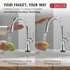 imageDelta Faucet Cassidy Touchless Kitchen Faucet with Touch Technology Brushed Nickel Kitchen Sink Faucet with Pull Down Sprayer Lumicoat Arctic Stainless 9197TLARPRDSTLumicoat Chrome