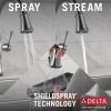 imageDelta Faucet Cassidy Touchless Kitchen Faucet with Touch Technology Brushed Nickel Kitchen Sink Faucet with Pull Down Sprayer Lumicoat Arctic Stainless 9197TLARPRDSTLumicoat Arctic Stainless