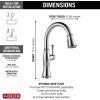 imageDelta Faucet Cassidy Touchless Kitchen Faucet with Touch Technology Brushed Nickel Kitchen Sink Faucet with Pull Down Sprayer Lumicoat Arctic Stainless 9197TLARPRDSTLumicoat Arctic Stainless