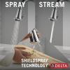 imageDelta Faucet Cassidy Touchless Kitchen Faucet with Touch Technology Brushed Nickel Kitchen Sink Faucet with Pull Down Sprayer Lumicoat Arctic Stainless 9197TLARPRDSTLumicoat Chrome