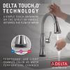 imageDelta Faucet Cassidy Touchless Kitchen Faucet with Touch Technology Brushed Nickel Kitchen Sink Faucet with Pull Down Sprayer Lumicoat Arctic Stainless 9197TLARPRDSTLumicoat Arctic Stainless