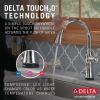 imageDelta Faucet Cassidy Touchless Kitchen Faucet with Touch Technology Brushed Nickel Kitchen Sink Faucet with Pull Down Sprayer Lumicoat Arctic Stainless 9197TLARPRDSTLumicoat Chrome