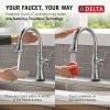 imageDelta Faucet Cassidy Touchless Kitchen Faucet with Touch Technology Brushed Nickel Kitchen Sink Faucet with Pull Down Sprayer Lumicoat Arctic Stainless 9197TLARPRDSTLumicoat Arctic Stainless