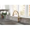 imageDelta Faucet Cassidy Touchless Kitchen Faucet with Touch Technology Brushed Nickel Kitchen Sink Faucet with Pull Down Sprayer Lumicoat Arctic Stainless 9197TLARPRDSTLumicoat Champagne Bronze