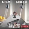 imageDelta Faucet Cassidy Touchless Kitchen Faucet with Touch Technology Brushed Nickel Kitchen Sink Faucet with Pull Down Sprayer Lumicoat Arctic Stainless 9197TLARPRDSTLumicoat Arctic Stainless